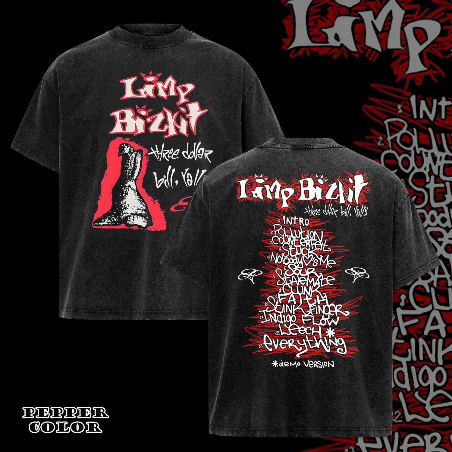 Vintage Limp Bizkit 3 Dollar Bill T-Shirt