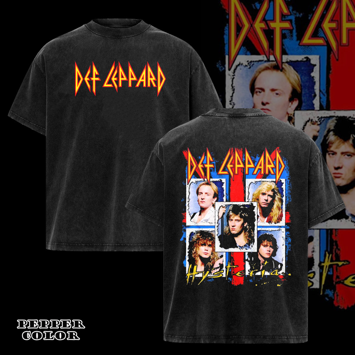 Vintage Def Leppard Adrenalize Tour Band Tshirt, 90s Rock Music Tee