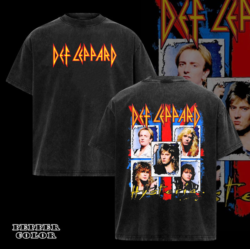 Vintage Def Leppard Adrenalize Tour Band Tshirt, 90s Rock Music Tee