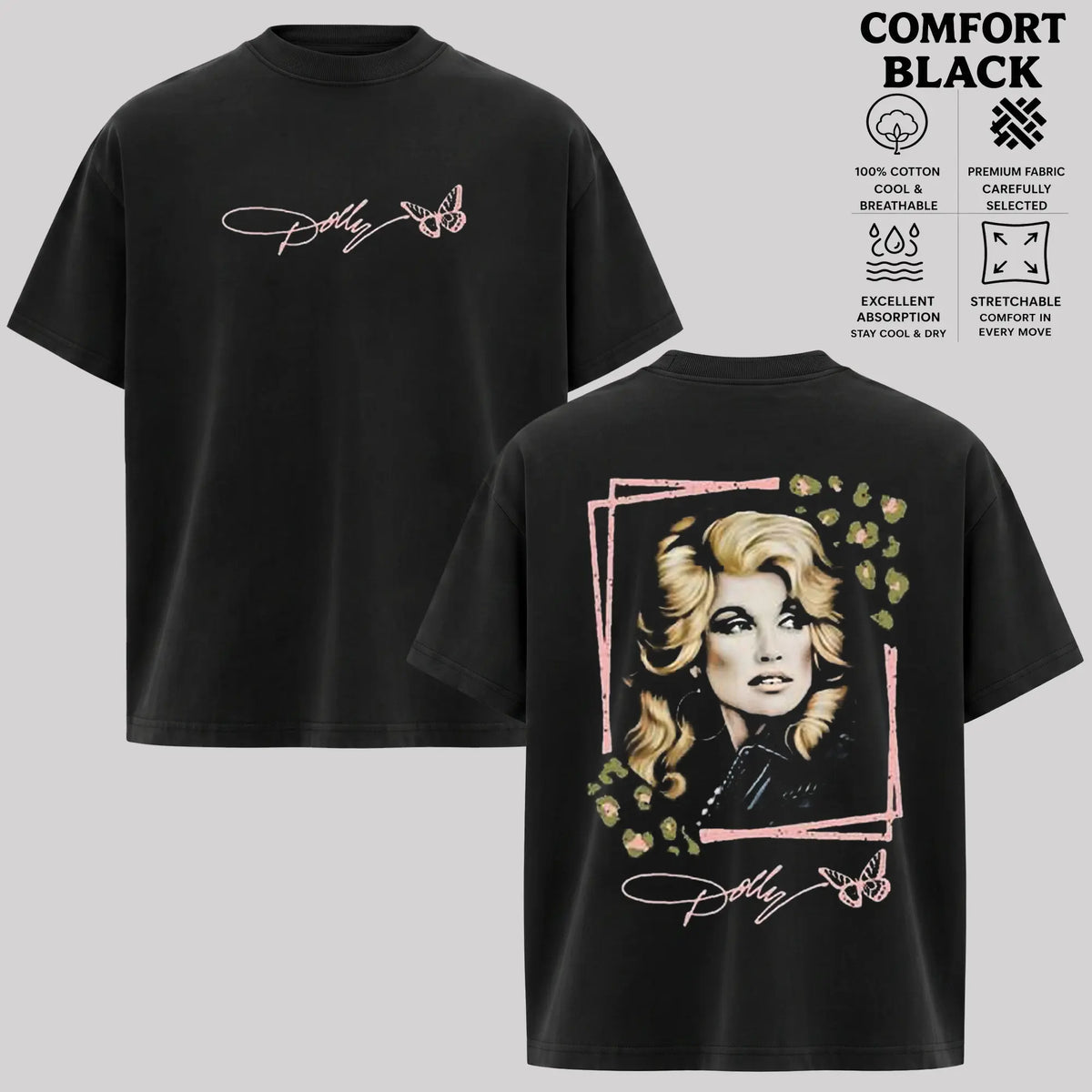 Vintage Dolly Parton Graphic T-Shirt