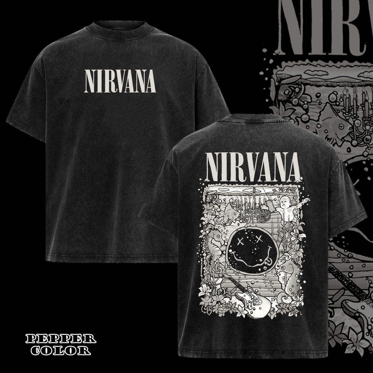 Vintage Nirvana Smyle Band Shirt