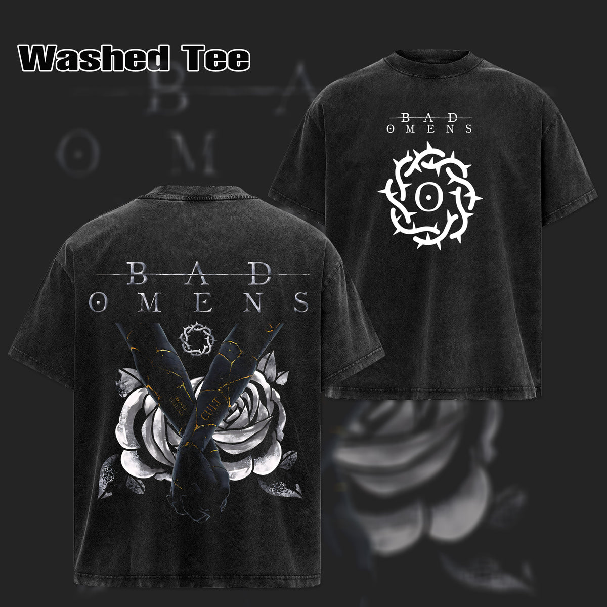 Retro Bad Omens Merch Bad Omens American Metalcore Band T Shirt & Hoodie