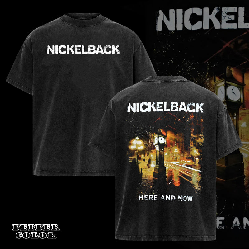 Retro Y2K Nickelback Here And Now Studio Album Cover Tee