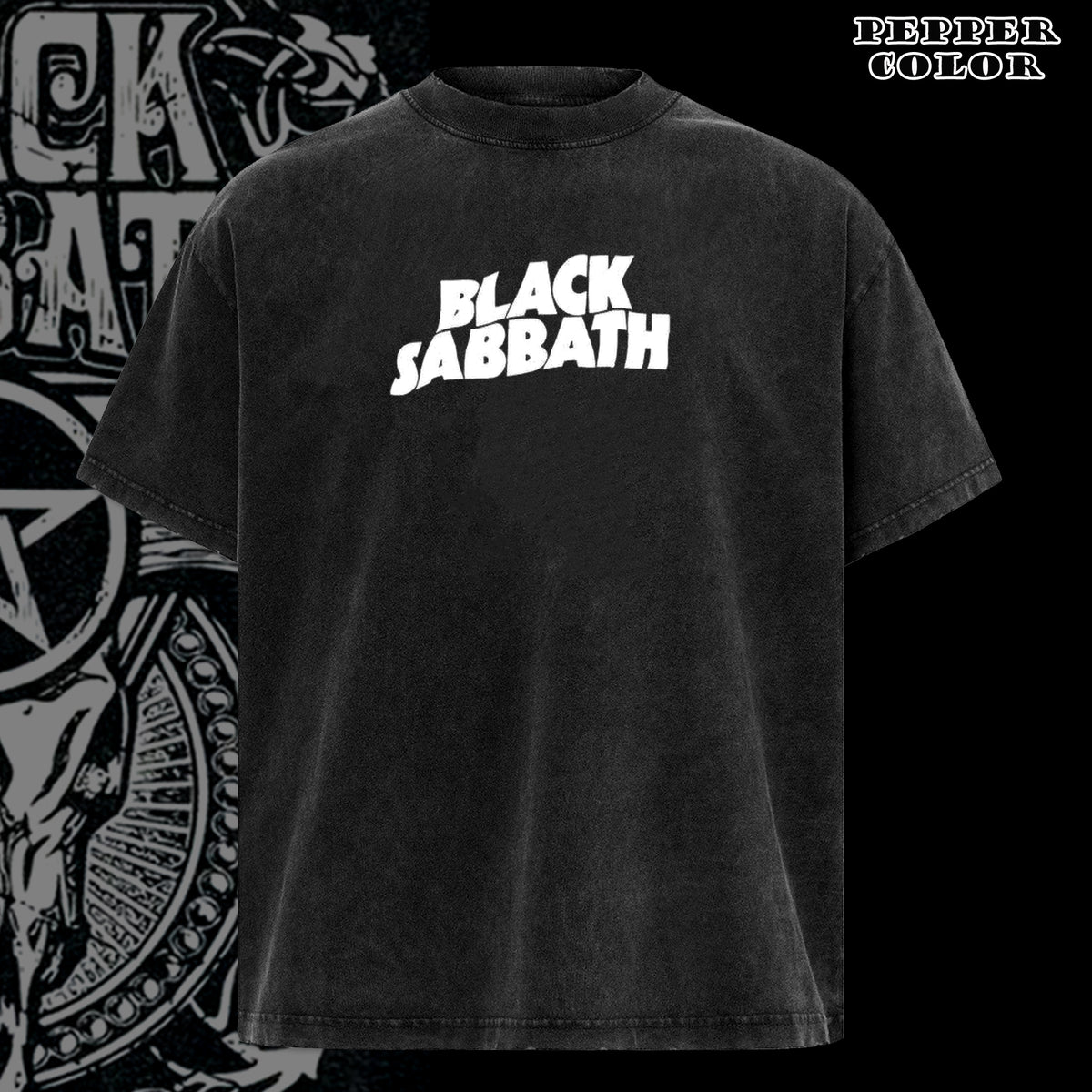 Vintage Y2K Black Sabbath T Shirt Mens Large Black Heavy Metal Rock Band Tee
