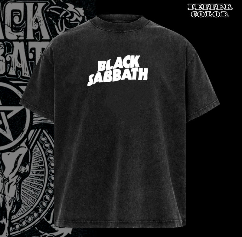 Vintage Y2K Black Sabbath T Shirt Mens Large Black Heavy Metal Rock Band Tee