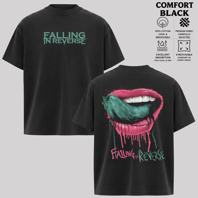 Retro Falling in Reverse Men's Lips tshirt & hoodie