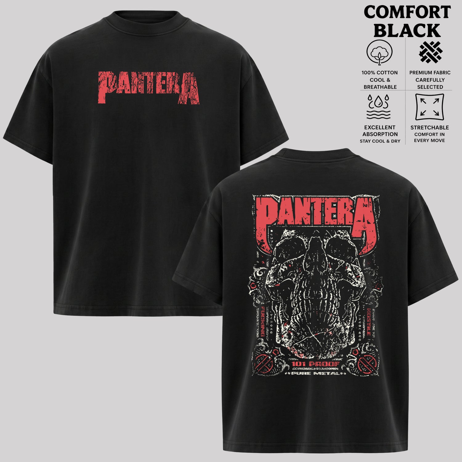 Pantera Skull Graphic T-Shirt & hoodie