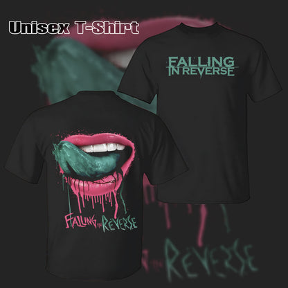 Retro Falling in Reverse Men's Lips tshirt & hoodie