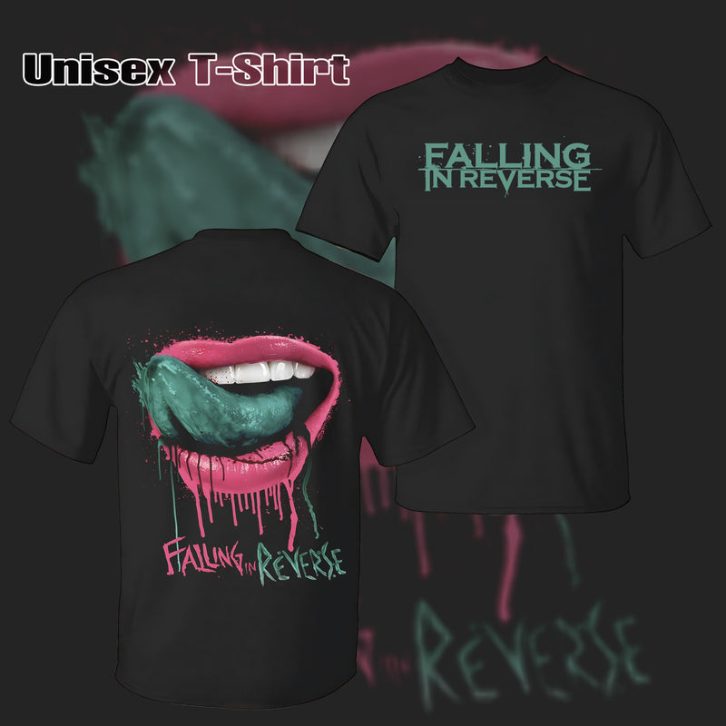 Retro Falling in Reverse Men's Lips tshirt & hoodie