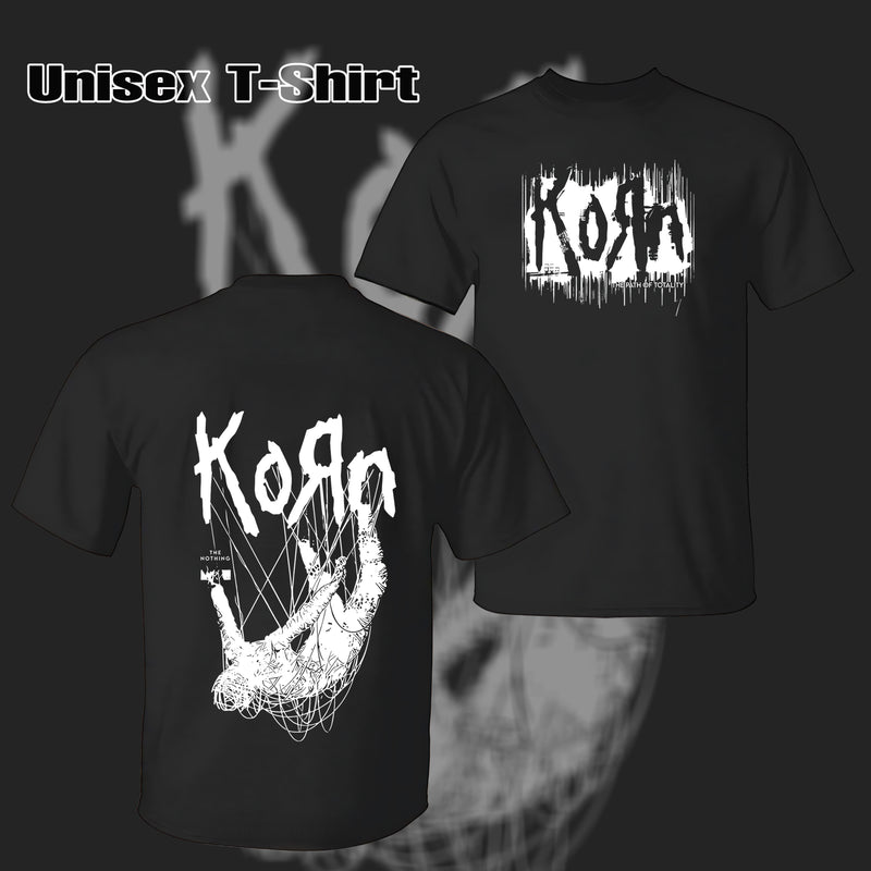 Vintage Mens T Shirts Washed Vintage Rock Band Korn T Shirt & Hoodie