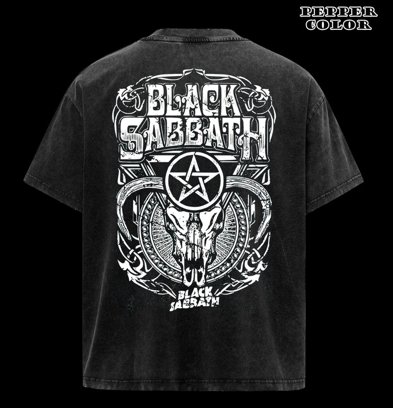 Vintage Y2K Black Sabbath T Shirt Mens Large Black Heavy Metal Rock Band Tee