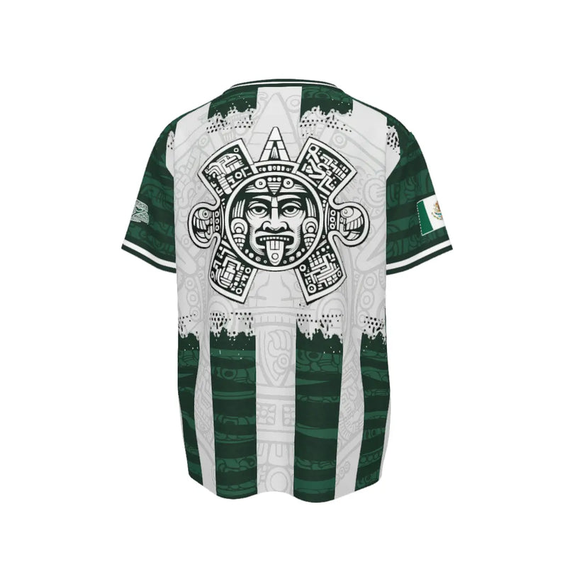 2026 Mexico Aztec Calendar Soccer Jersey, All over Print