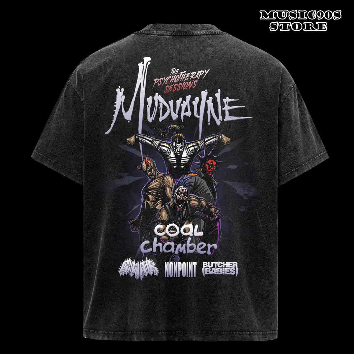 Rare Mudvayne Coal Chamber GWAR Tour T-shirt