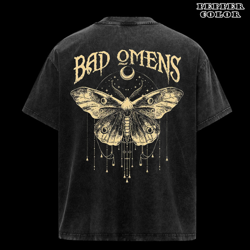 Retro Bad Omens Moth Bad Omens T-Shirt 2 sided