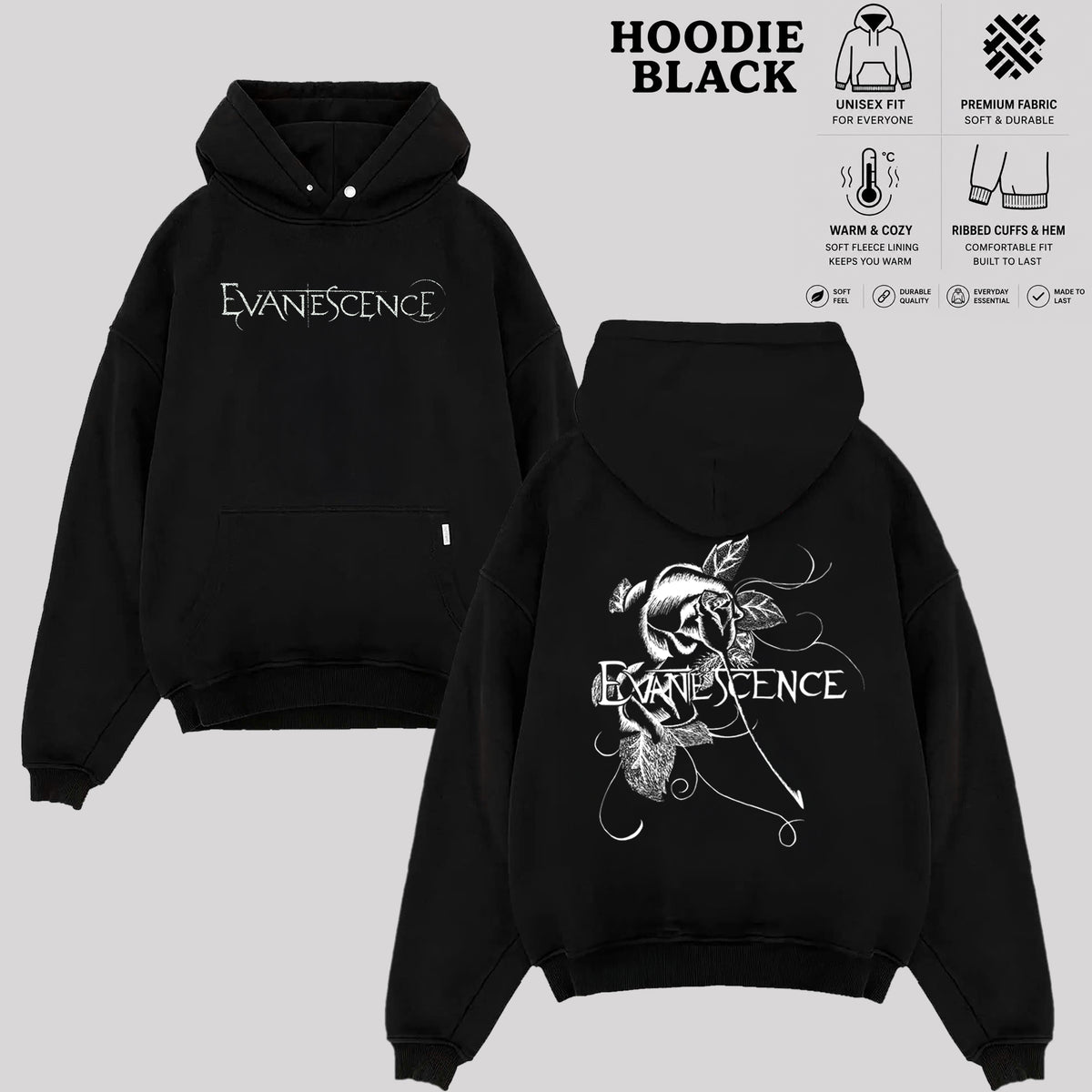 Evanescence Graphic T-Shirt & Hoodie