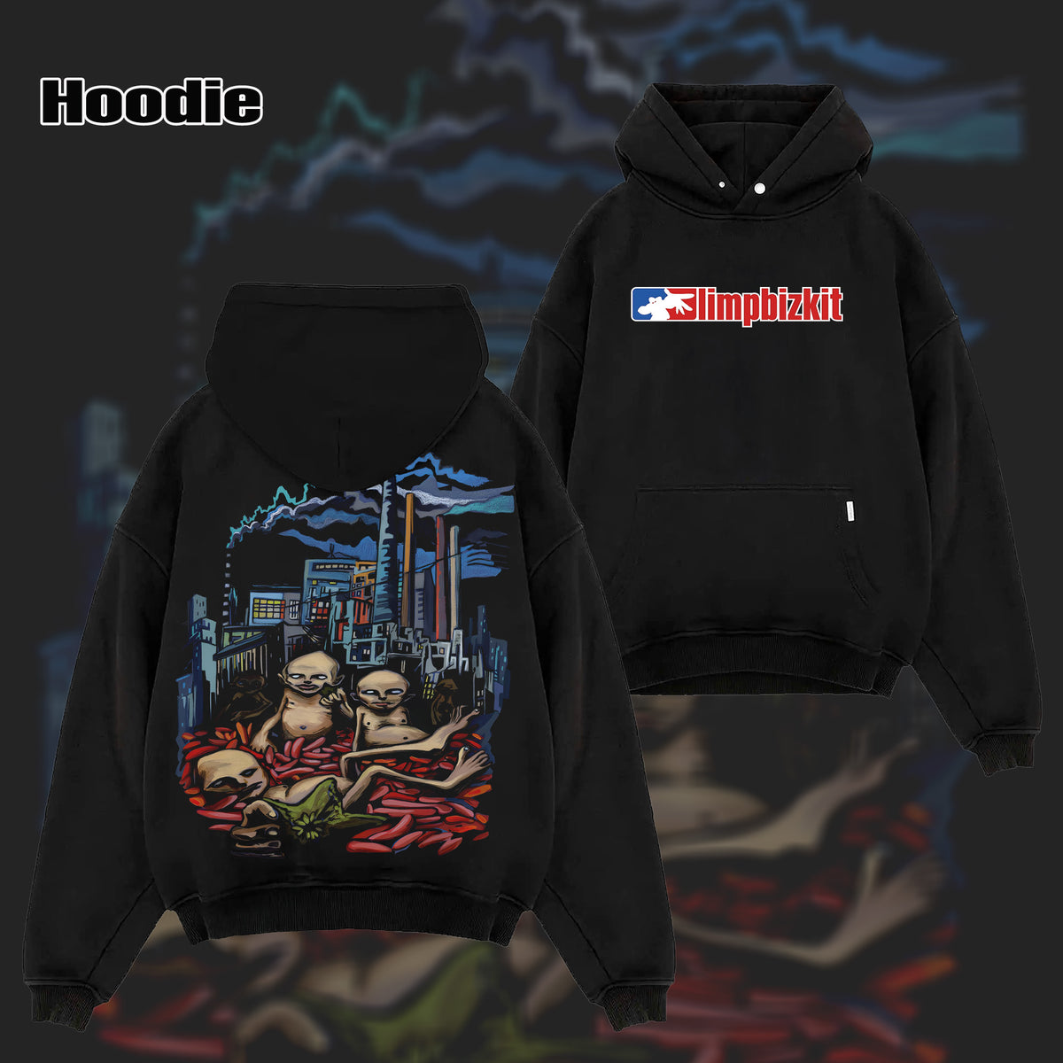 Retro Limp Bizkit Band Shirt& Hoodie