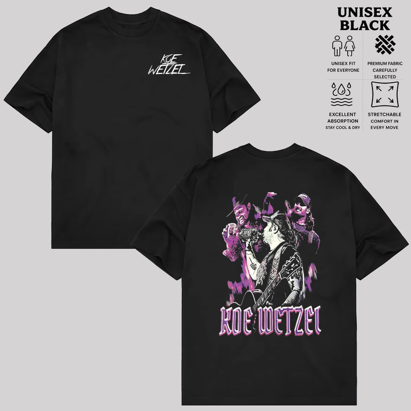 Koe Wetzel Concert Graphic Shirt & Hoodie