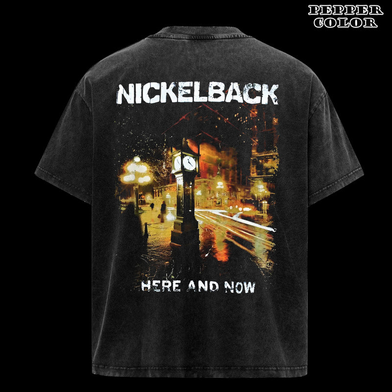 Retro Y2K Nickelback Here And Now Studio Album Cover Tee