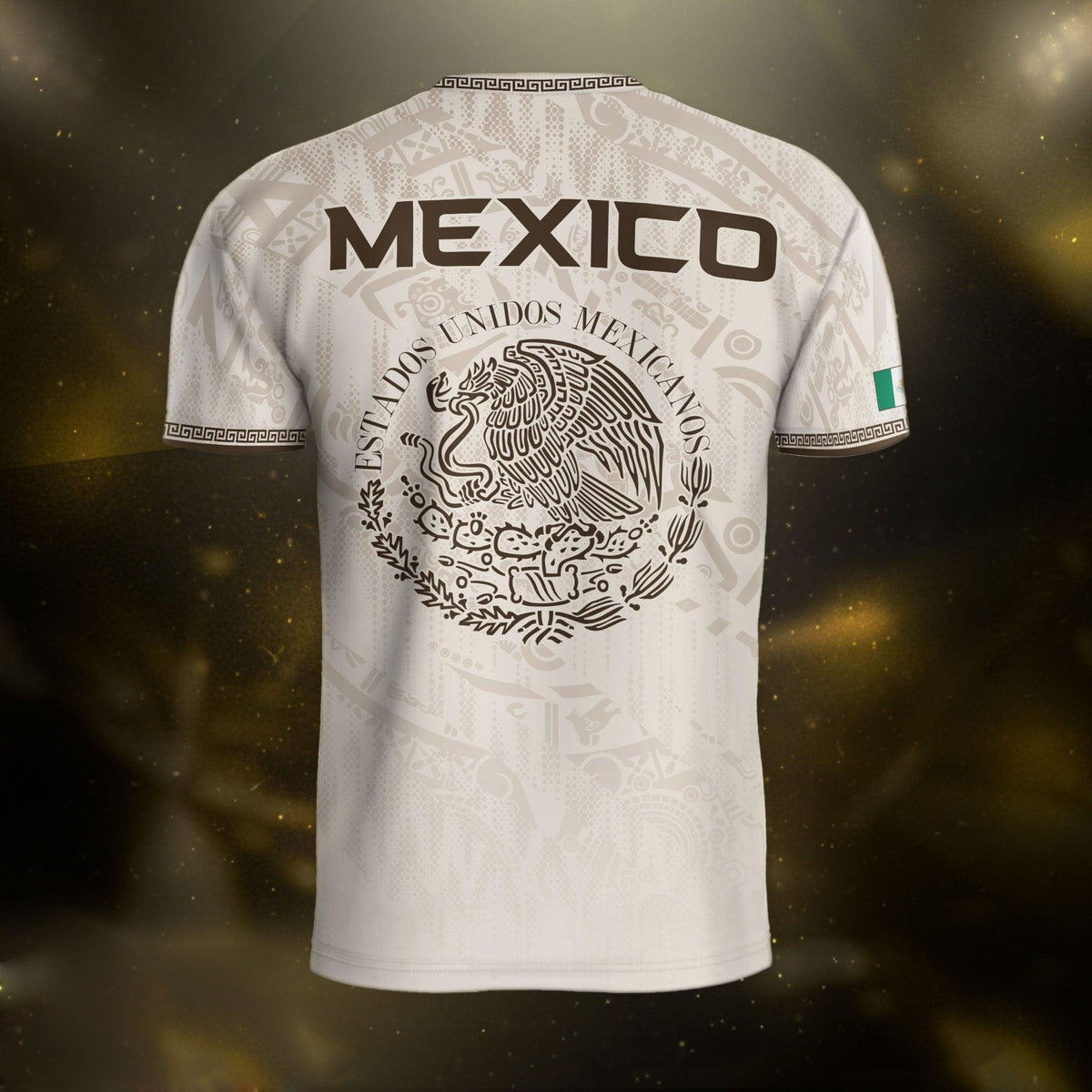 Mexico Soccer Jersey 2026 White Aztec Eagle & Snake Shirt